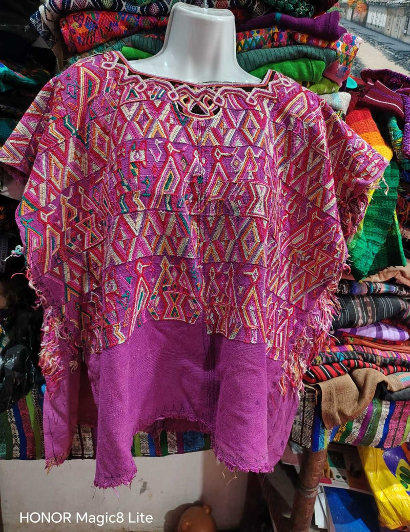 Hot Pink Nebaj Huipil #6-190