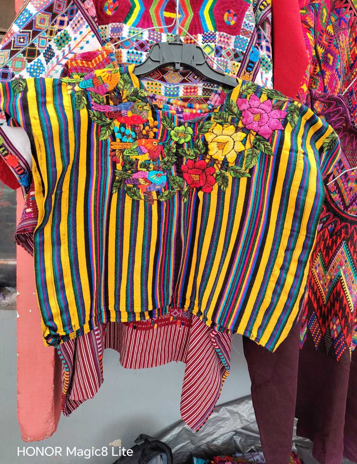 Yellow Striped Santiago Huipil #6-224