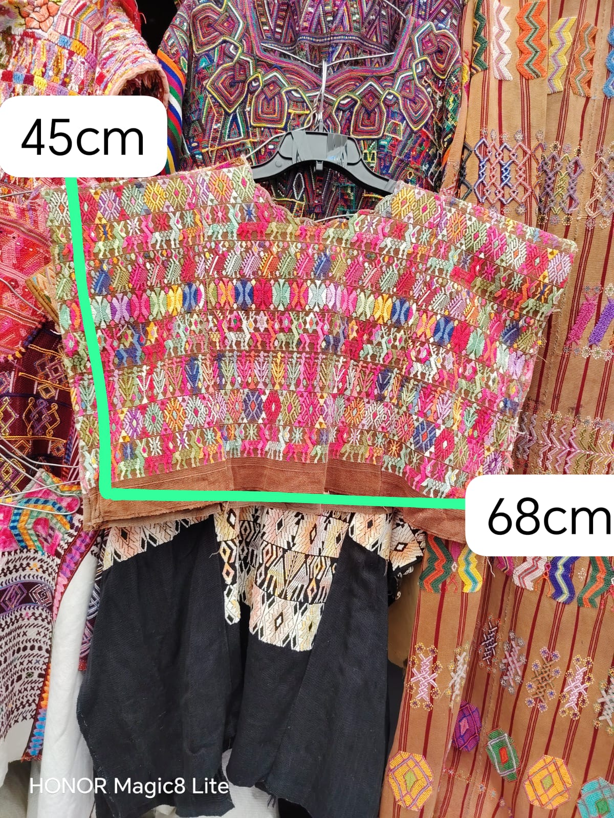 Colourful Coban huipil (Reserved for Sarah)