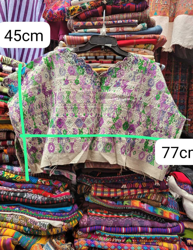 Lilac Coban huipil #3-43