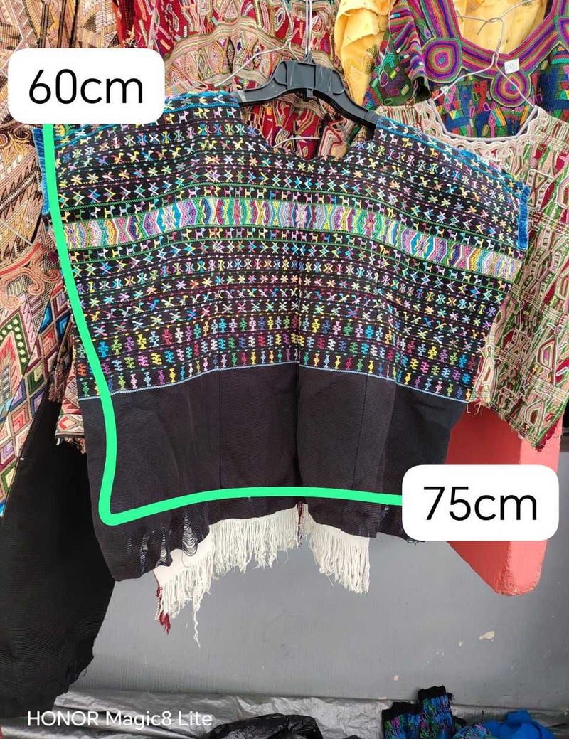 Black San Lucas huipil #5-52