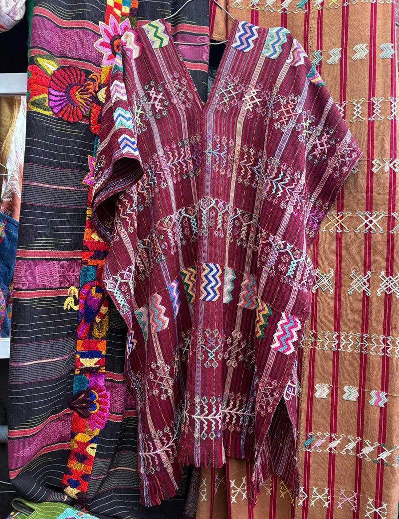 Burgundy Colotenango kimono #4-274