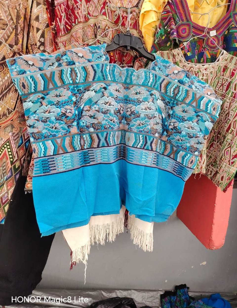 Sky blue Aguas Calientas huipil #5-53