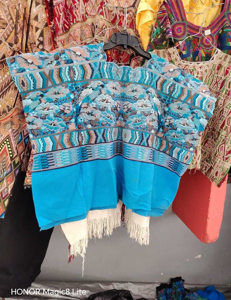 Sky blue Aguas Calientas huipil #5-53