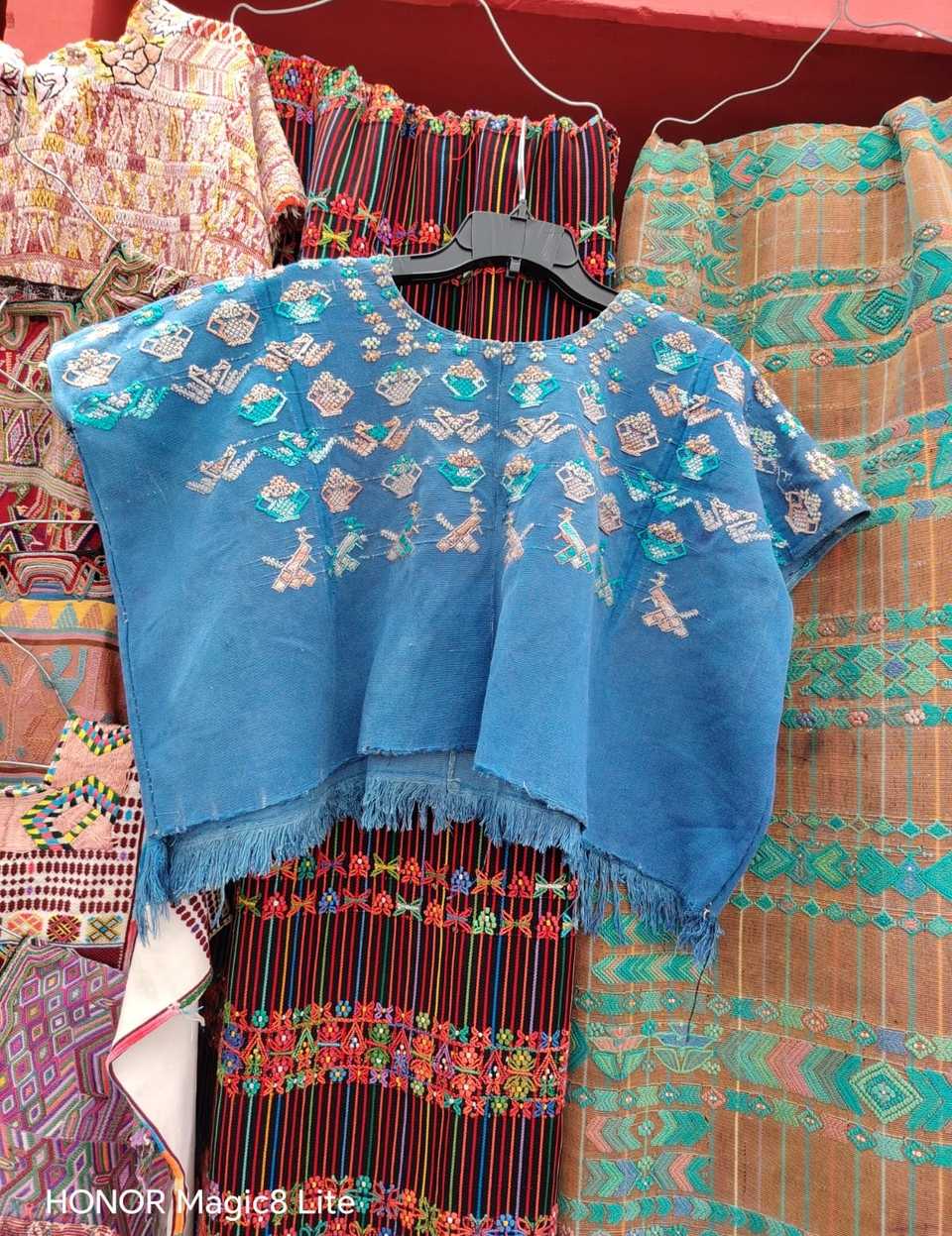 Blue San Lucas Toliman huipil #5-128