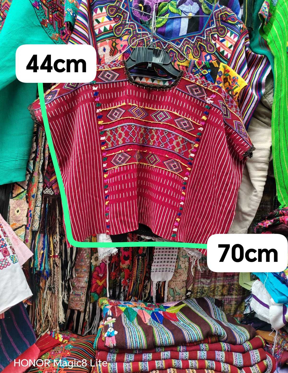 Burgundy Colotenango huipil #4-121