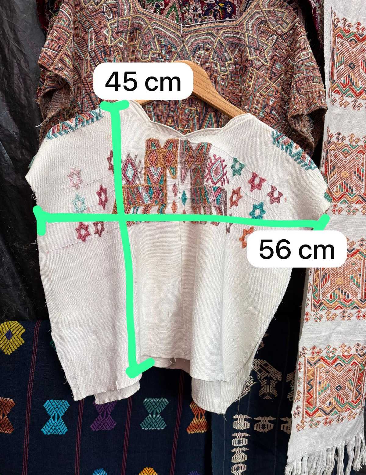 White Chajul huipil #4-52