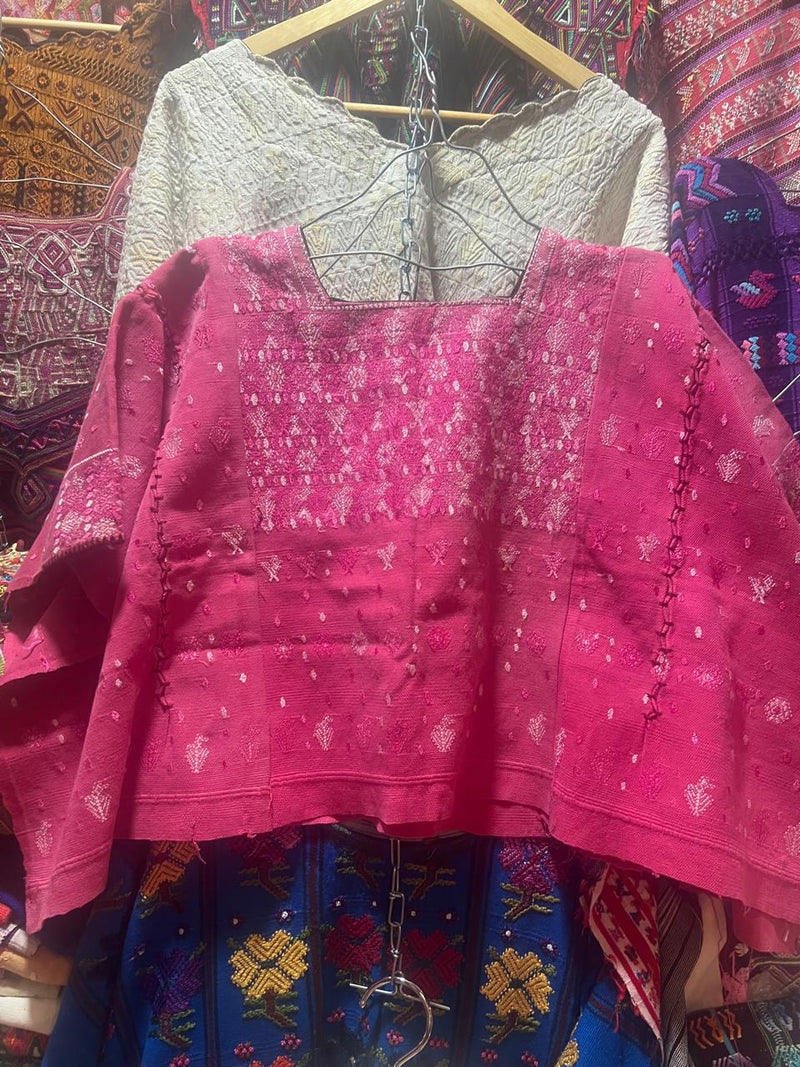 Hot pink Coban huipil (Reserved for Anne)