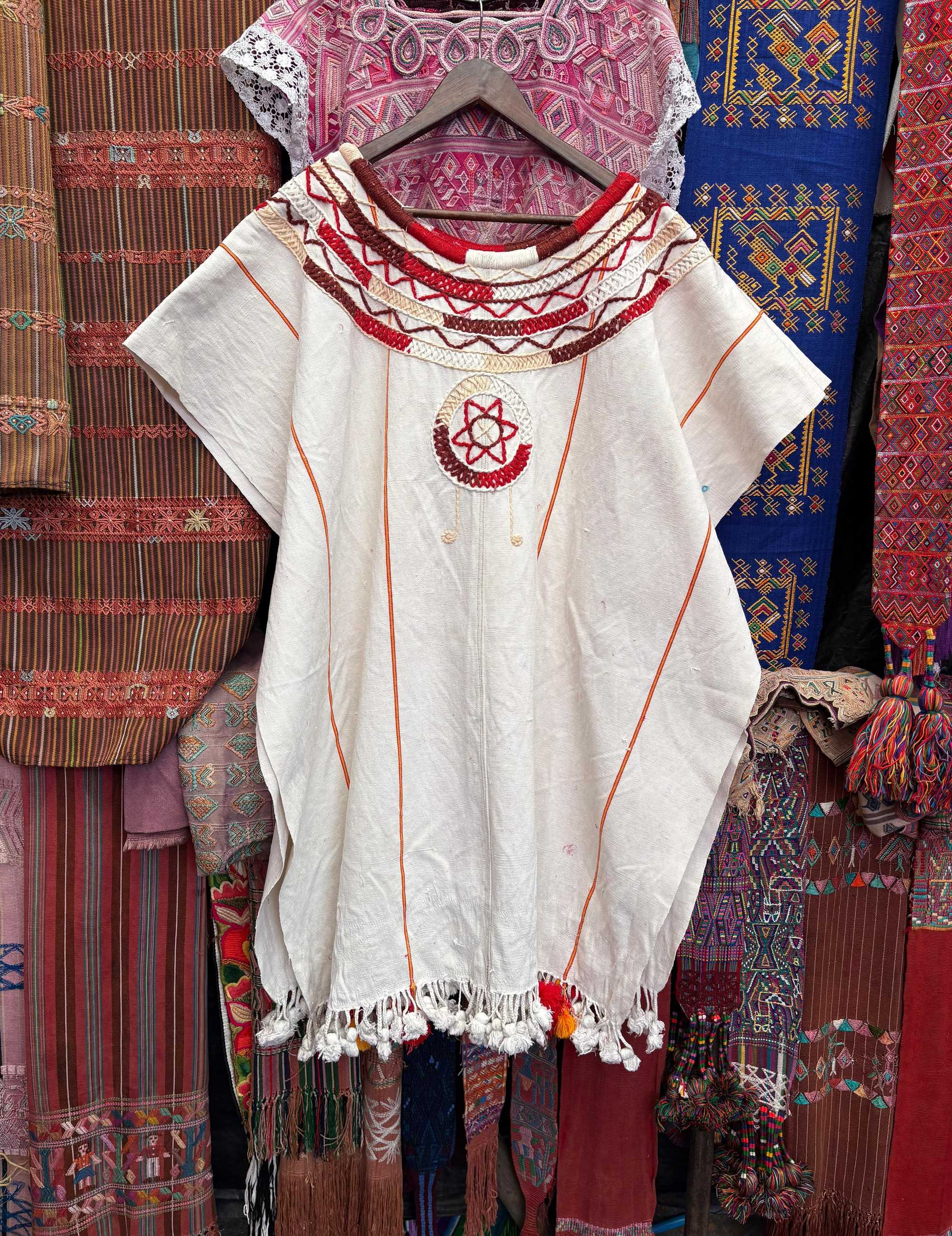 White ceremonial Nebaj huipil #2-120