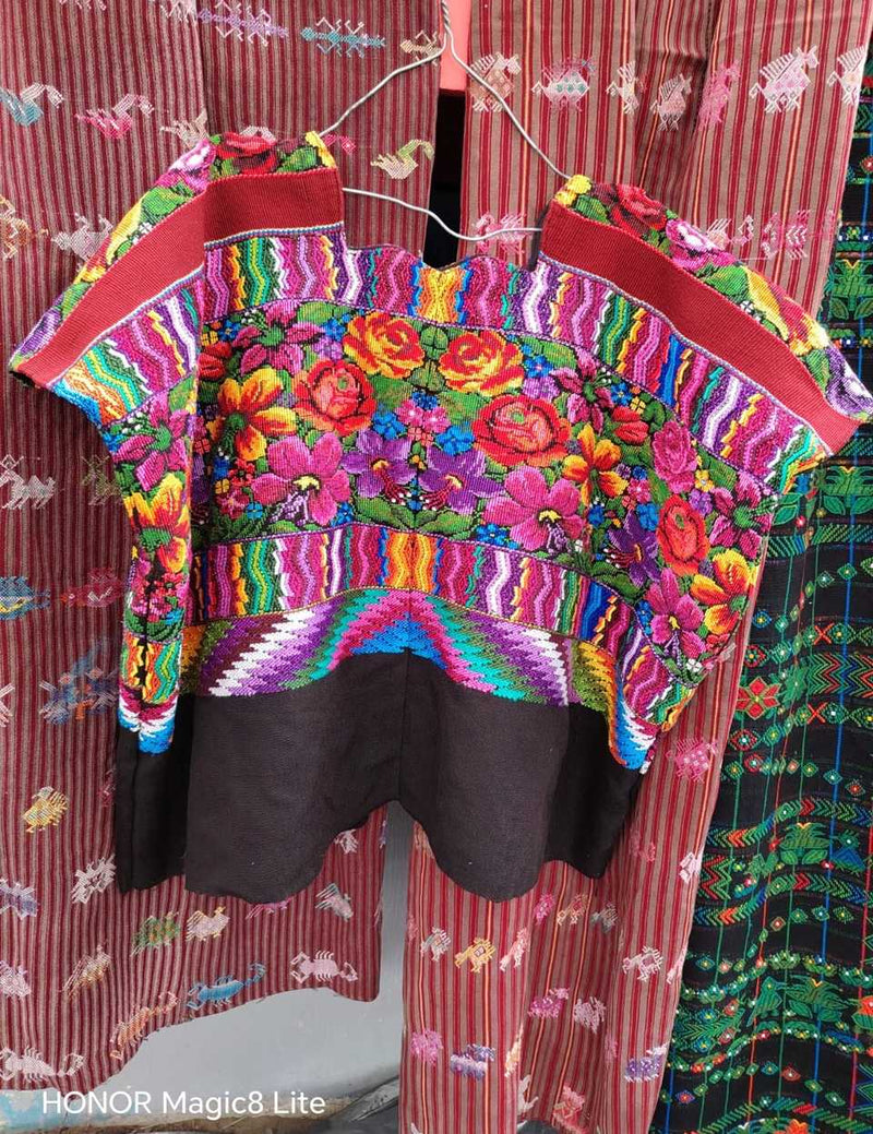 Colourful Aguas Calientas huipil #6-9