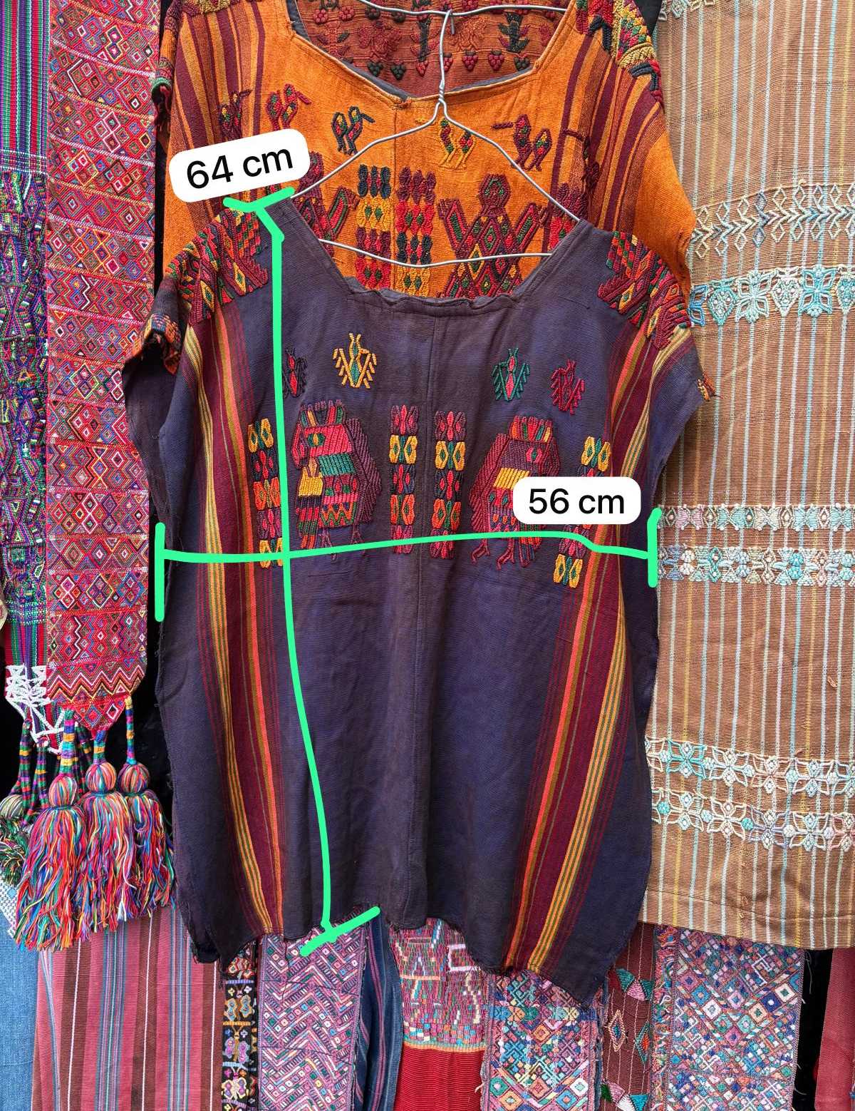 Huipil de Chajul Azul #1-55