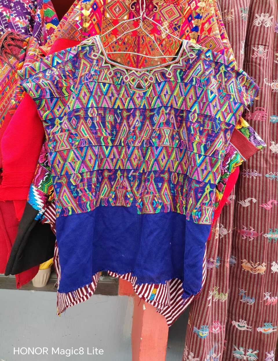 Blue and pink Nebaj huipil #6-2