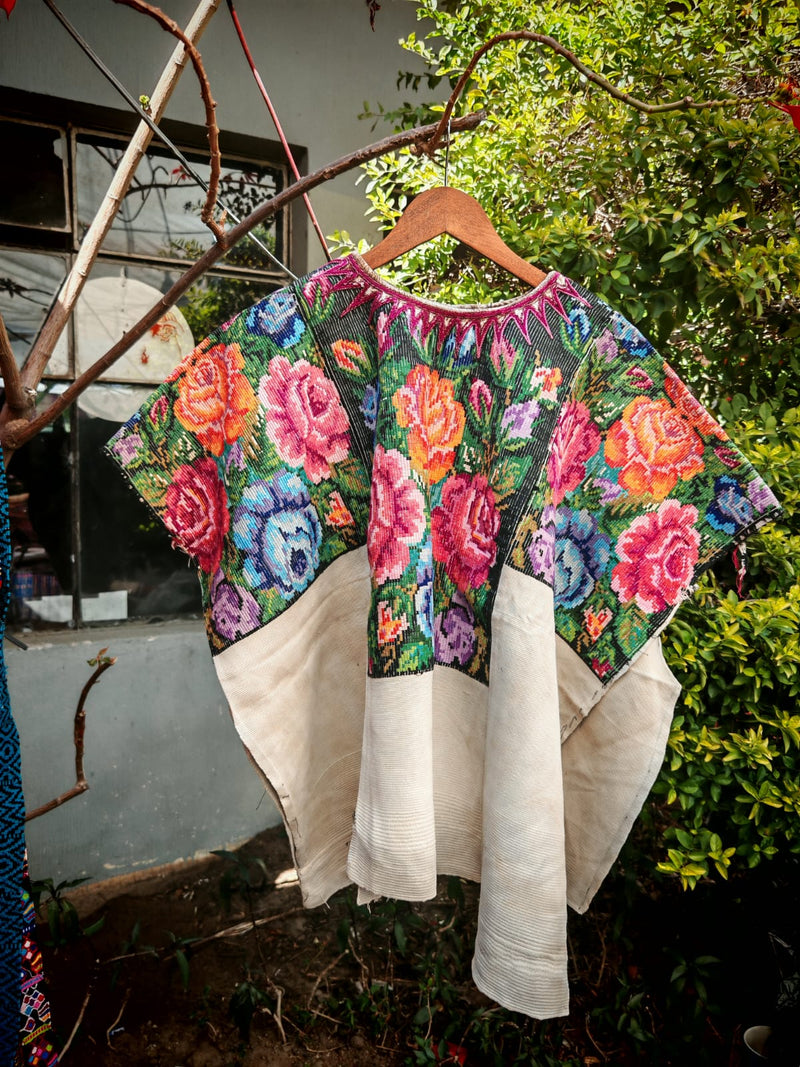 Roses Chichi huipil for Jennifer