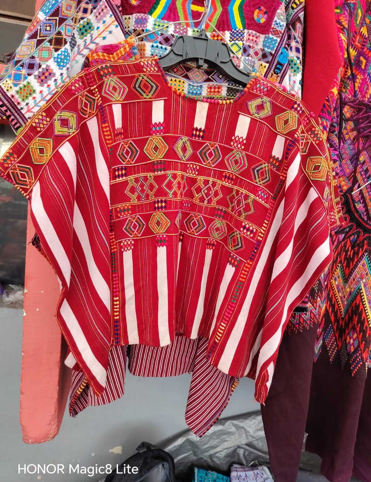 Red and Gold Colotenango Huipil #6-211