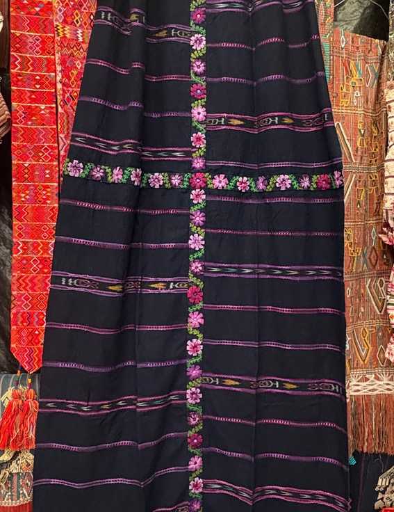 Indigo and pink Chichicastenango corte #6-83