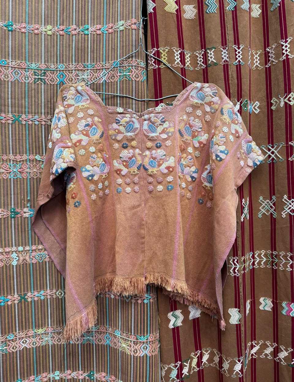 Light brown Chimaltenango huipil #5-155