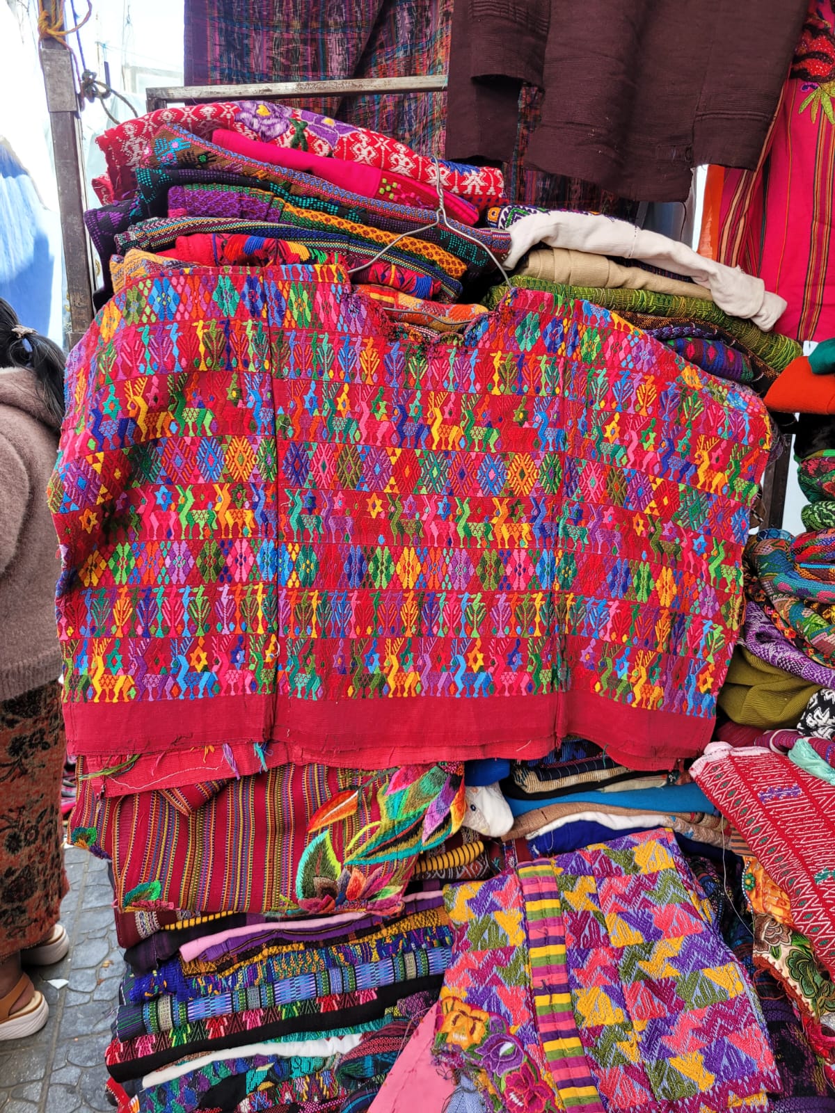 Red Coban huipil for Helen