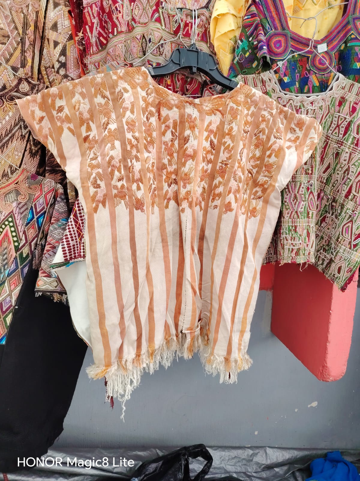 (Reserved for Yesenia) Pale brown Santiago huipil