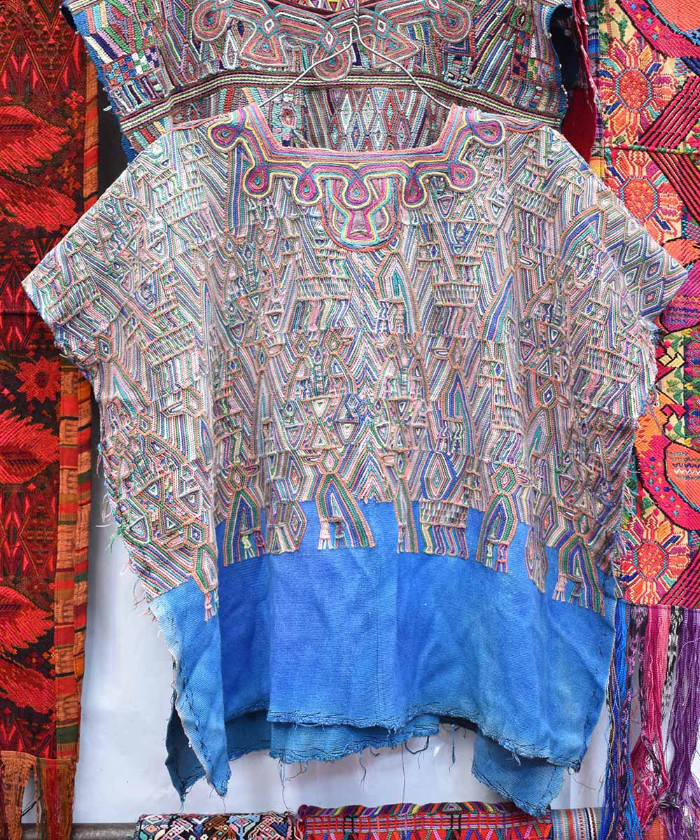 Vintage Guatemalan huipil textile