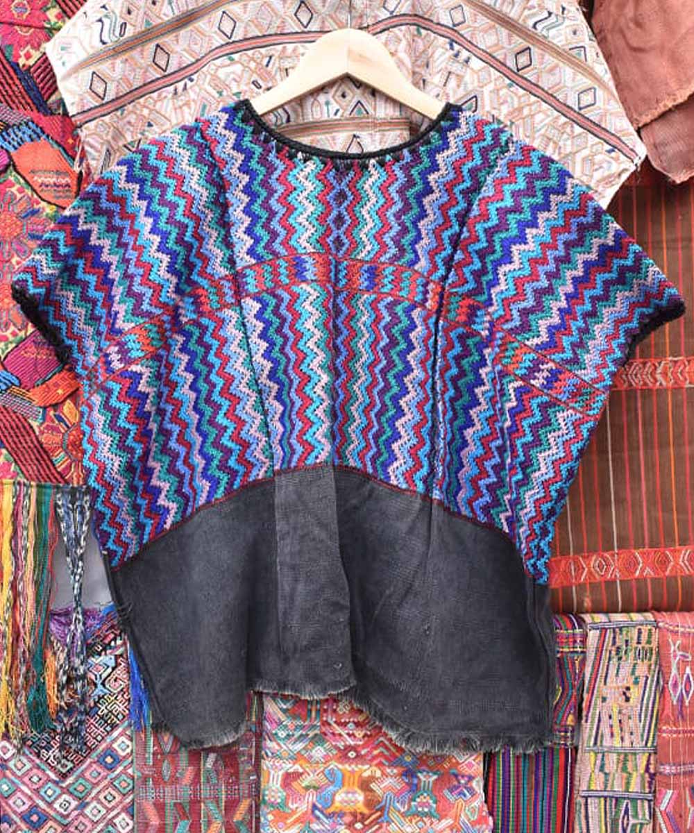 Vintage Guatemalan huipil textile