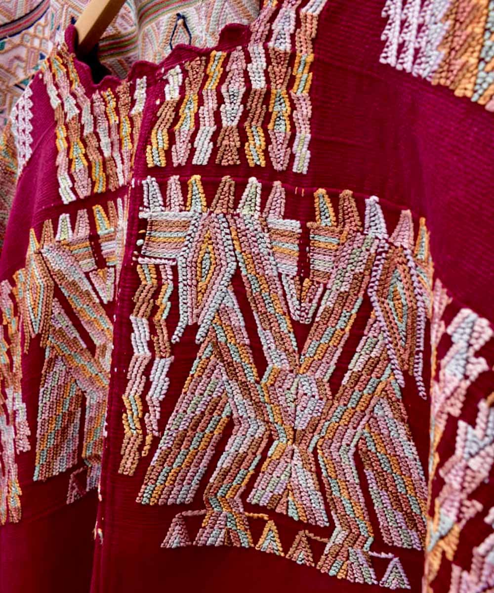 Vintage Guatemalan huipil textile