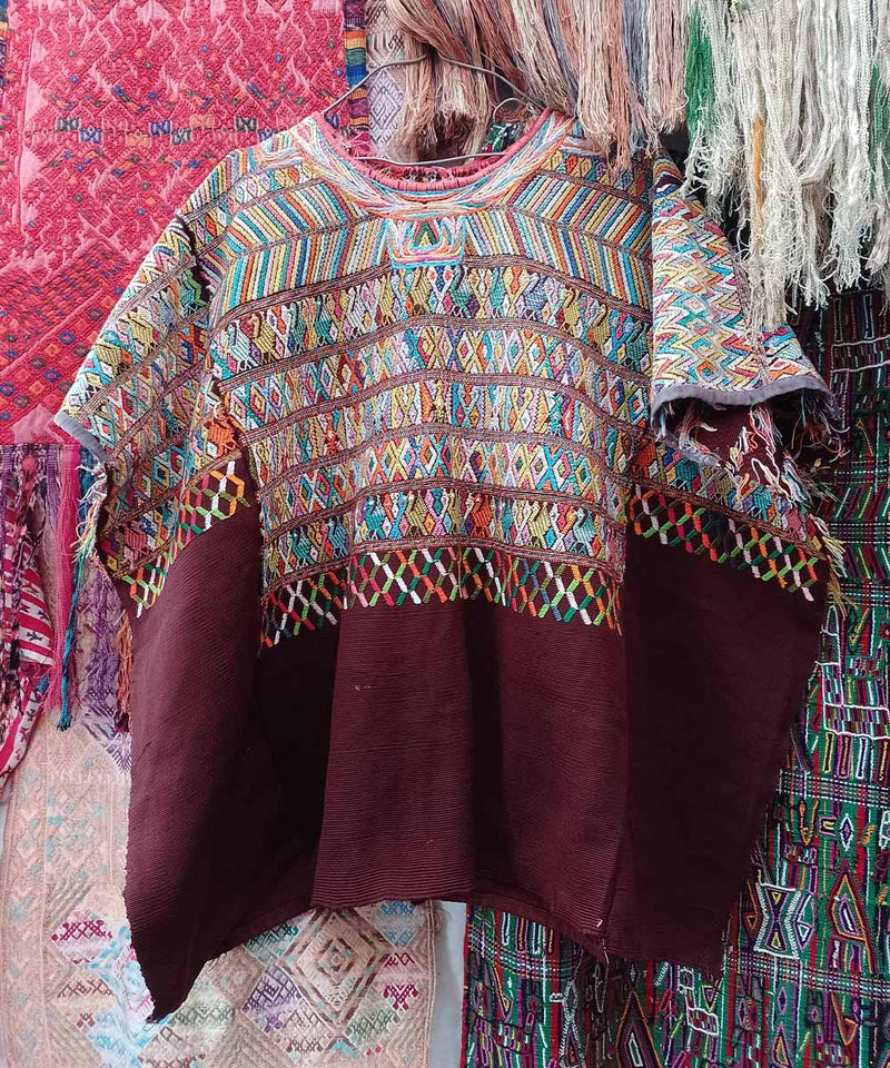 Vintage Guatemalan huipil textile