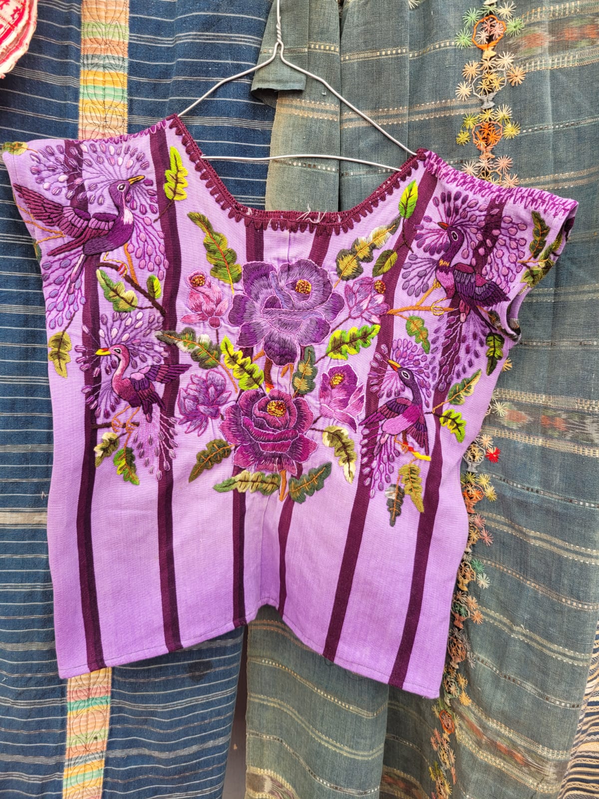 Huipil de Santiago Lila (reservado para Nelly)