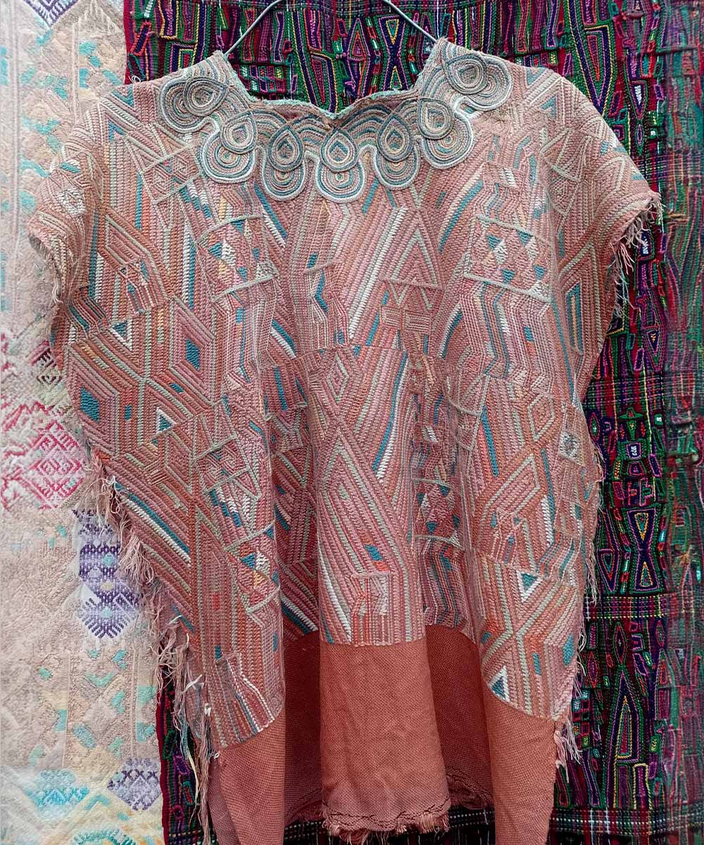 Vintage Guatemalan huipil textile