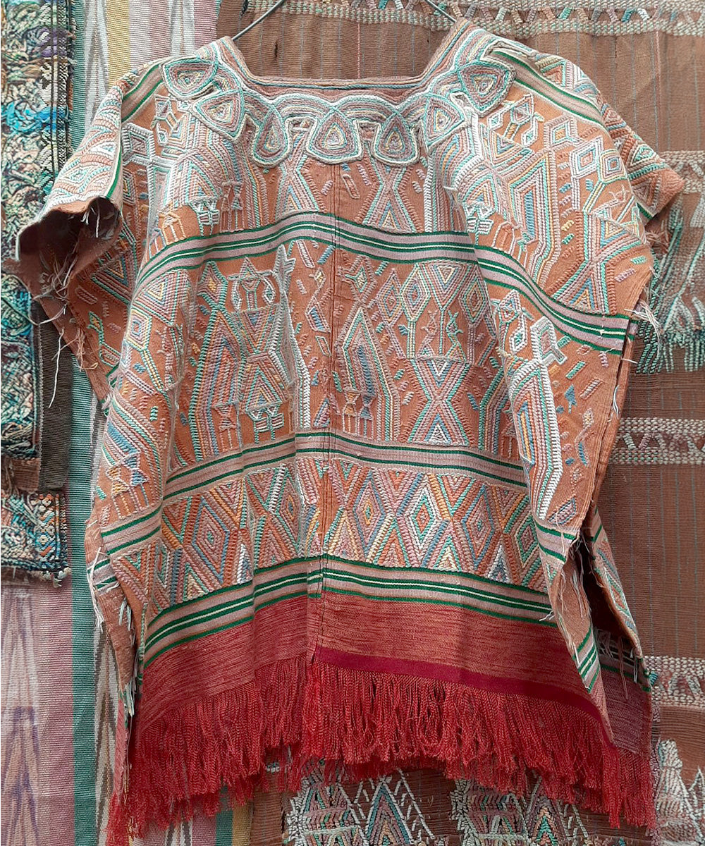 Vintage Guatemalan huipil textile