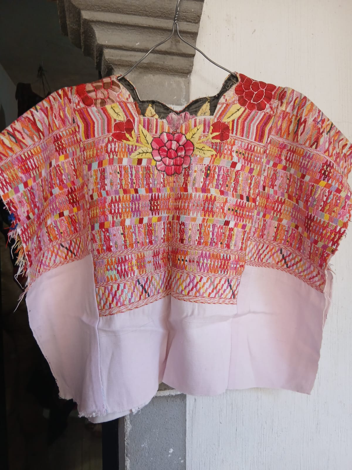 Pink San Juan Cotzal huipil (reserved for Sarah)