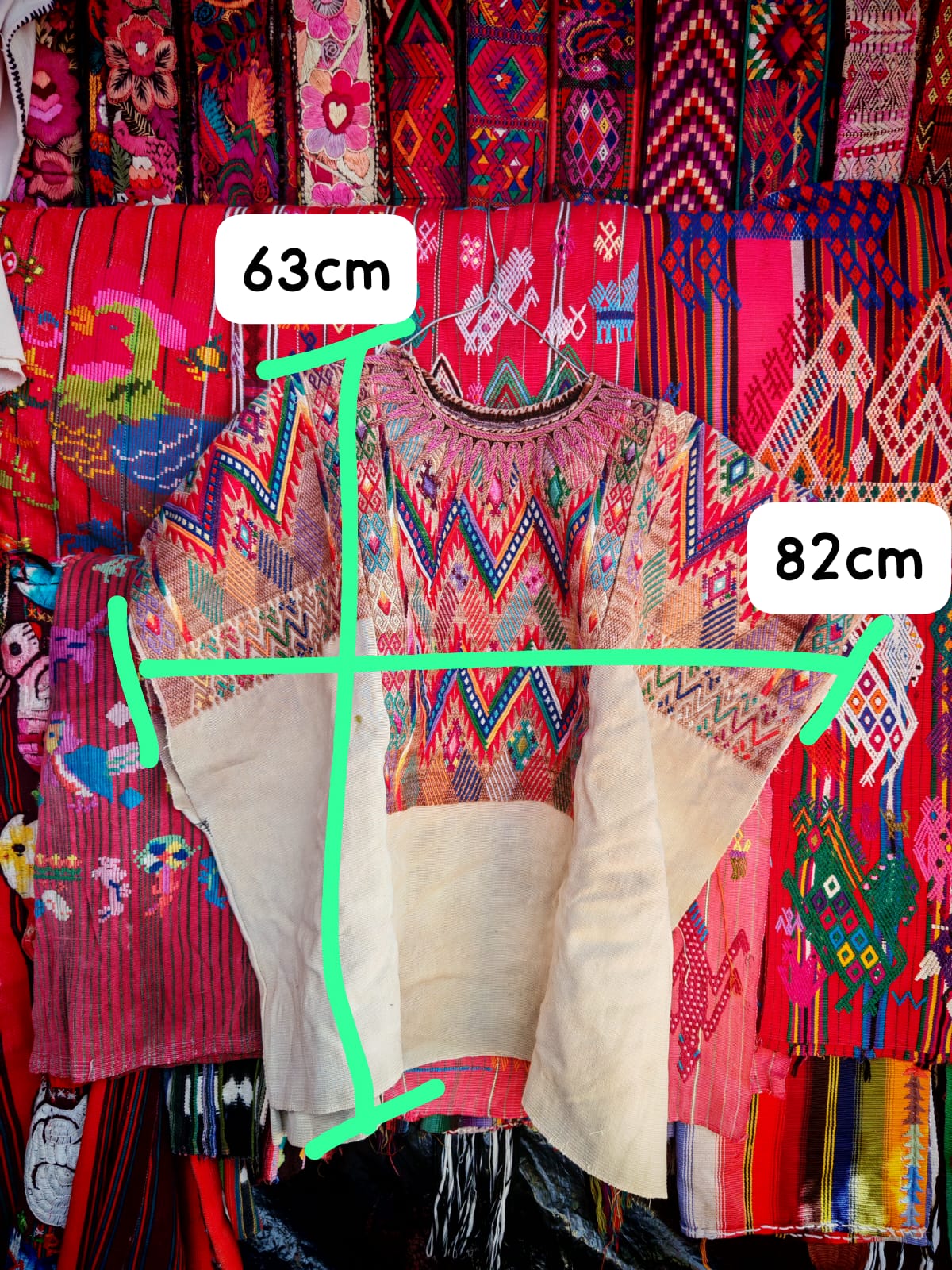 Geometric Chichicastenango huipil (reserved for Carmen)