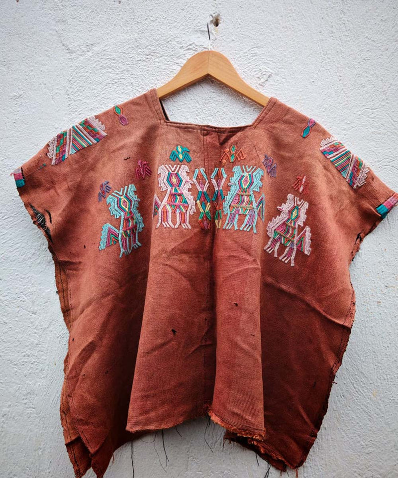 Brown Chajul huipil