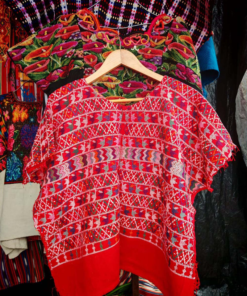 Red San Lucas huipil