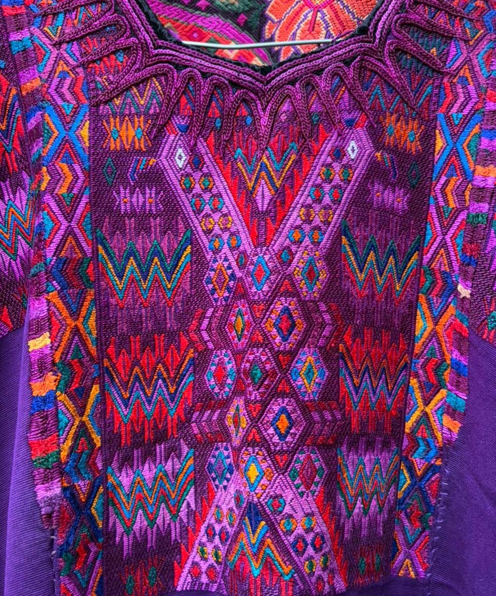 Purple Chichi huipil