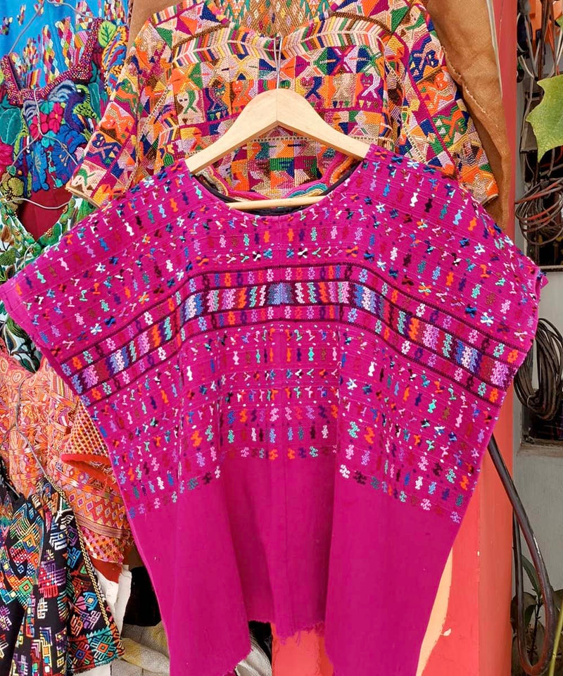 Fuchsia San Lucas huipil