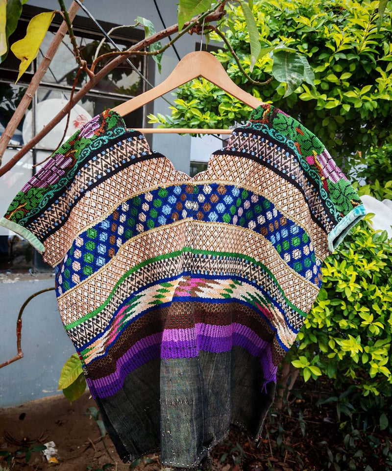Colorful Comalapa huipil