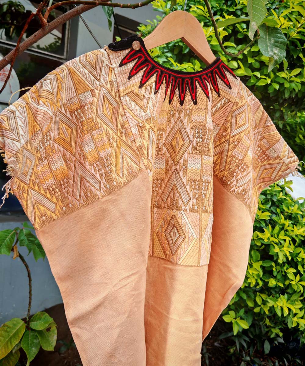 Biscuit coloured Chichi huipil