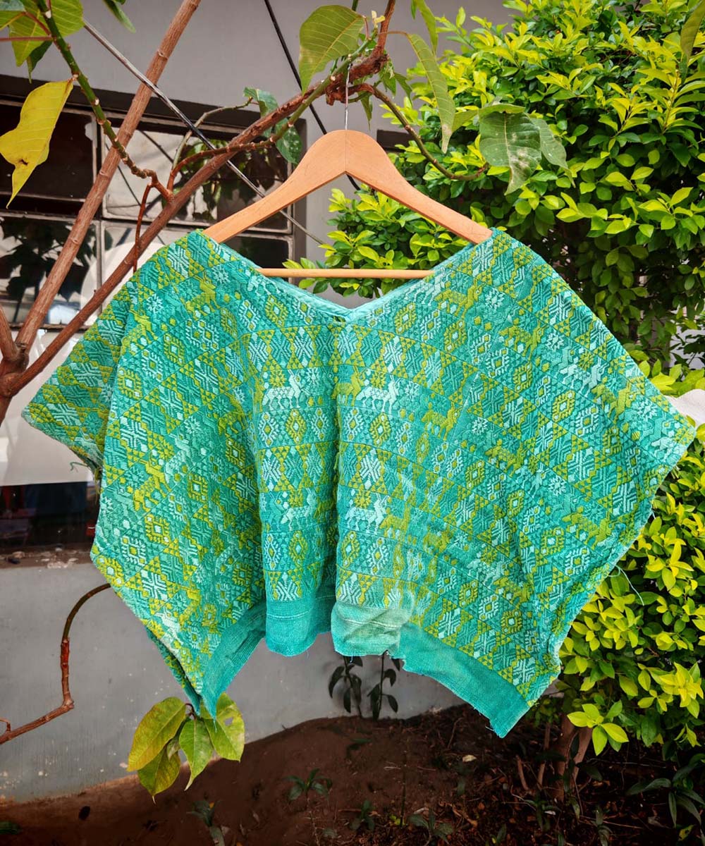 Pretty green Coban huipil