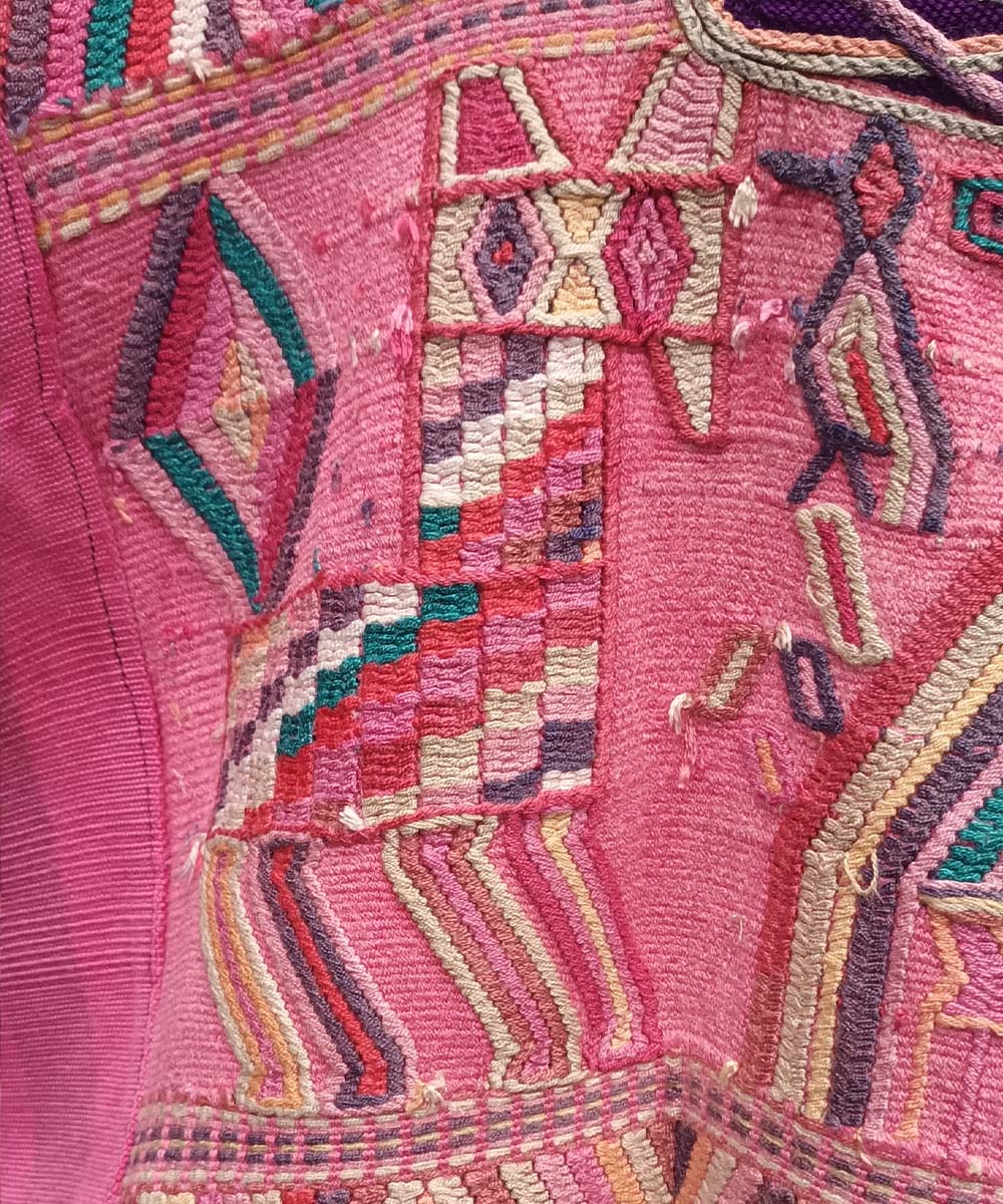 Embroidered Vintage Guatemalan huipil textile