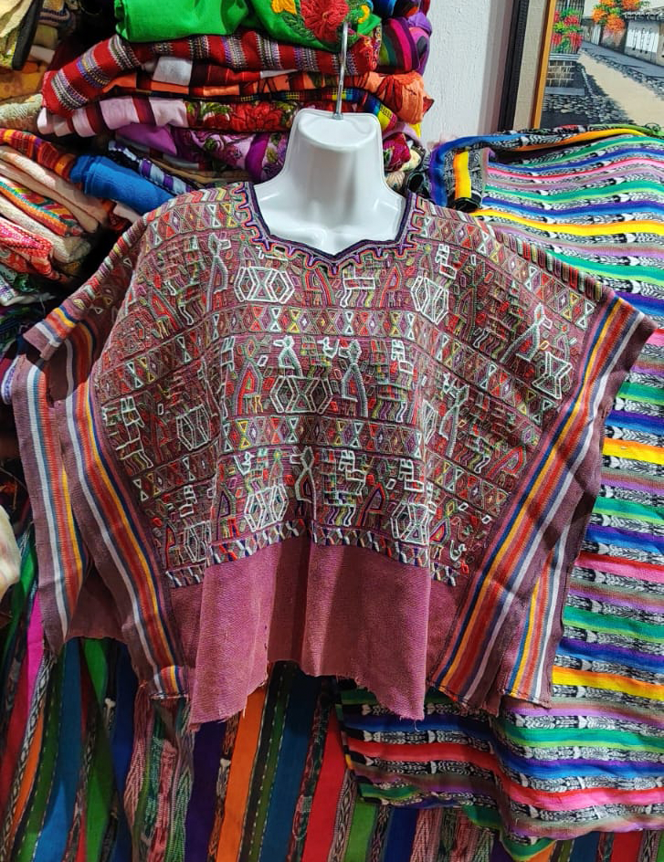 Faded Red Nebaj Huipil #8-164