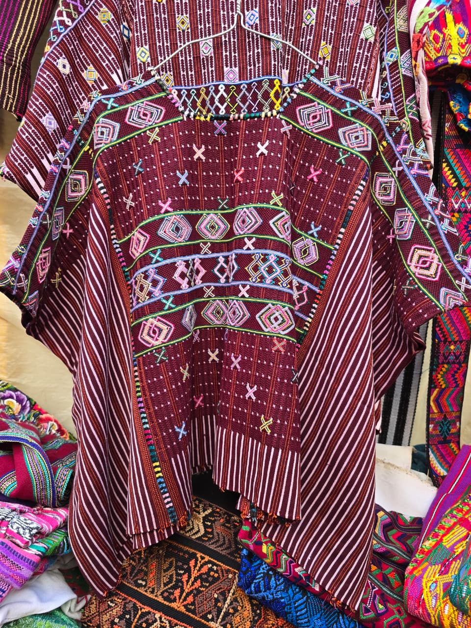 2 Colotenango Huipiles for Cam