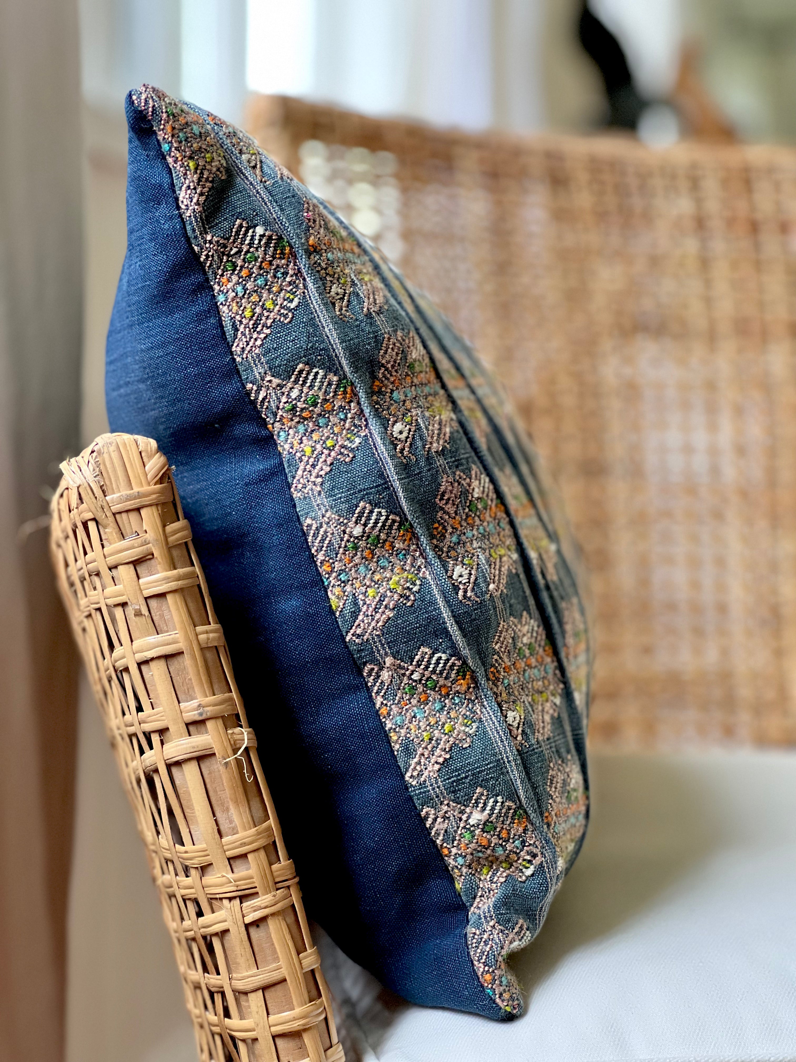 Embroidered Guatemalan huipil