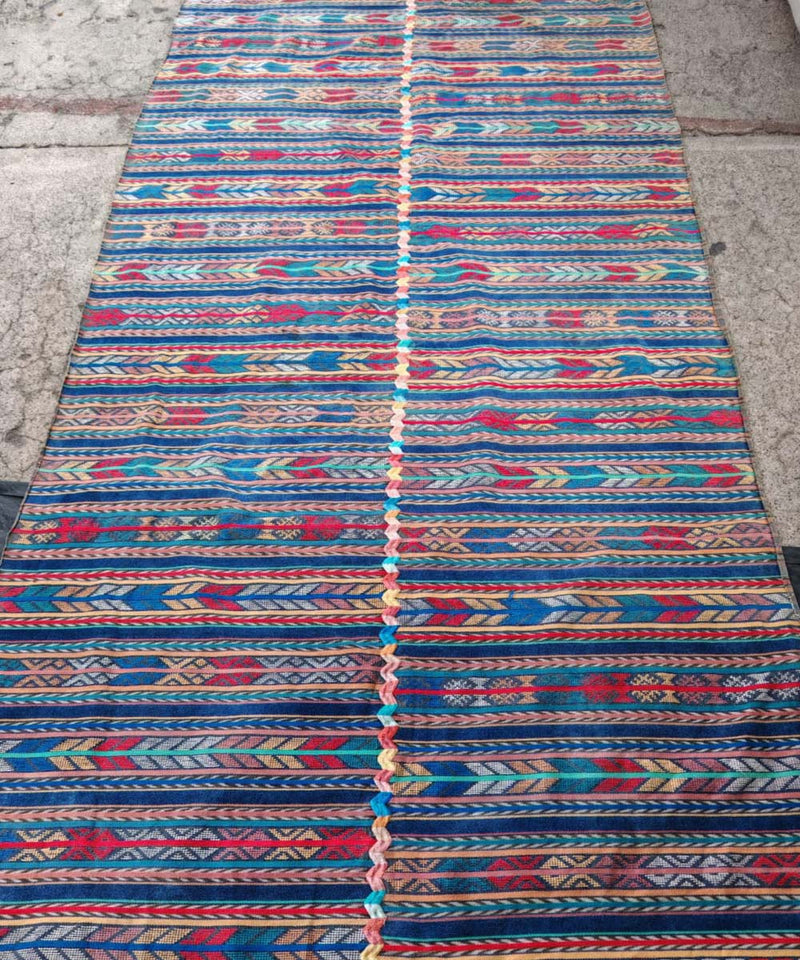 Corte Zunil Azul y Rojo