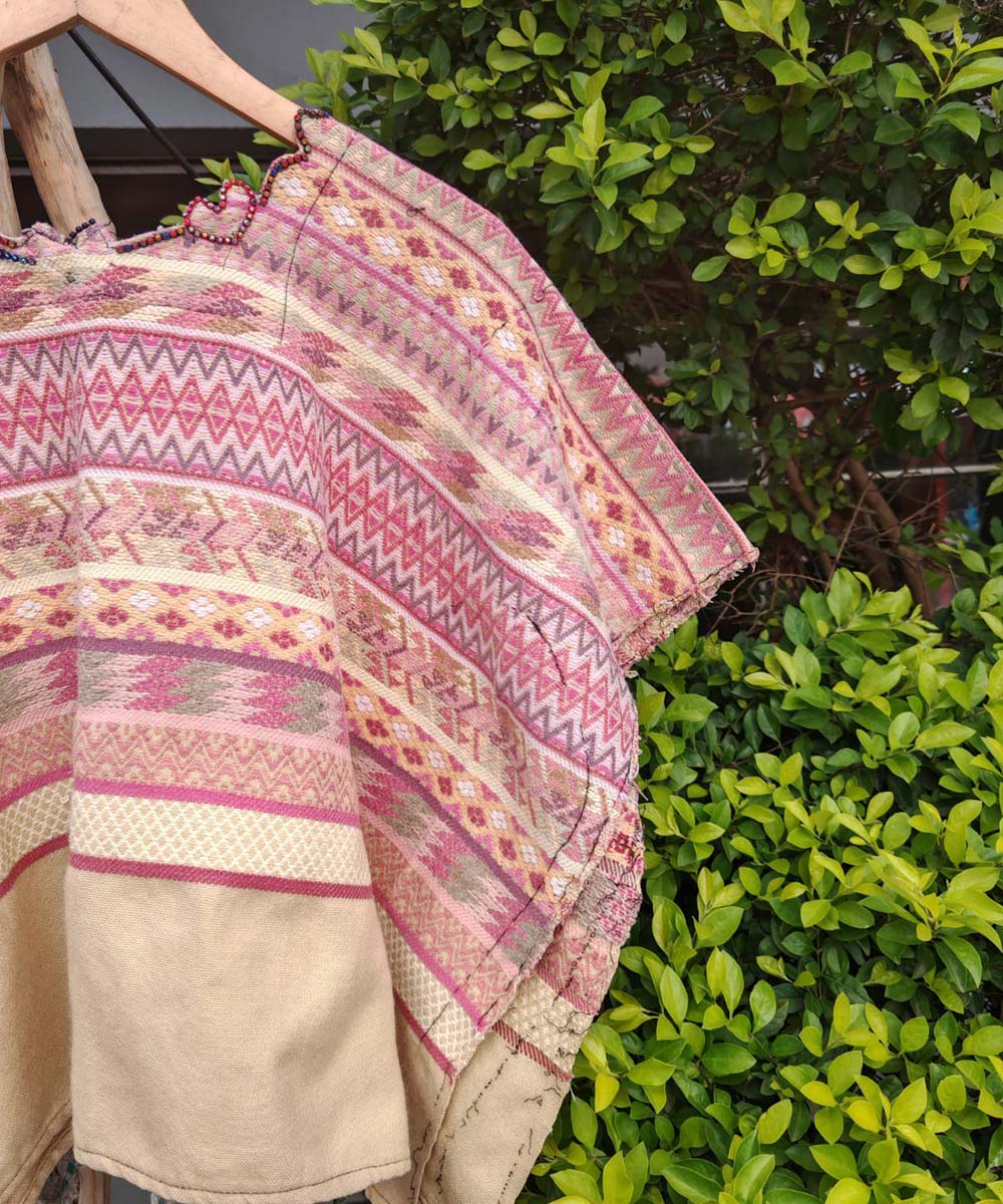 Pink and Primrose Comalapa Huipil