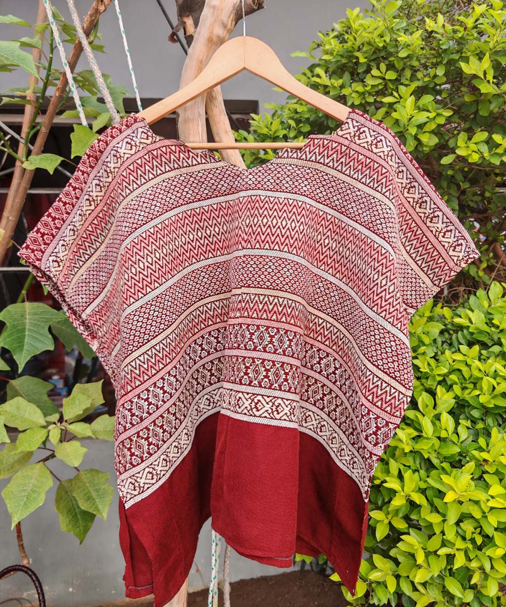 Vintage Guatemalan huipil with handwoven Mayan embroidery