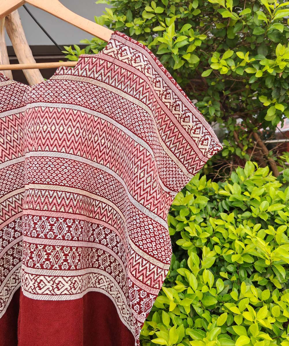 Vintage Guatemalan huipil with handwoven Mayan embroidery
