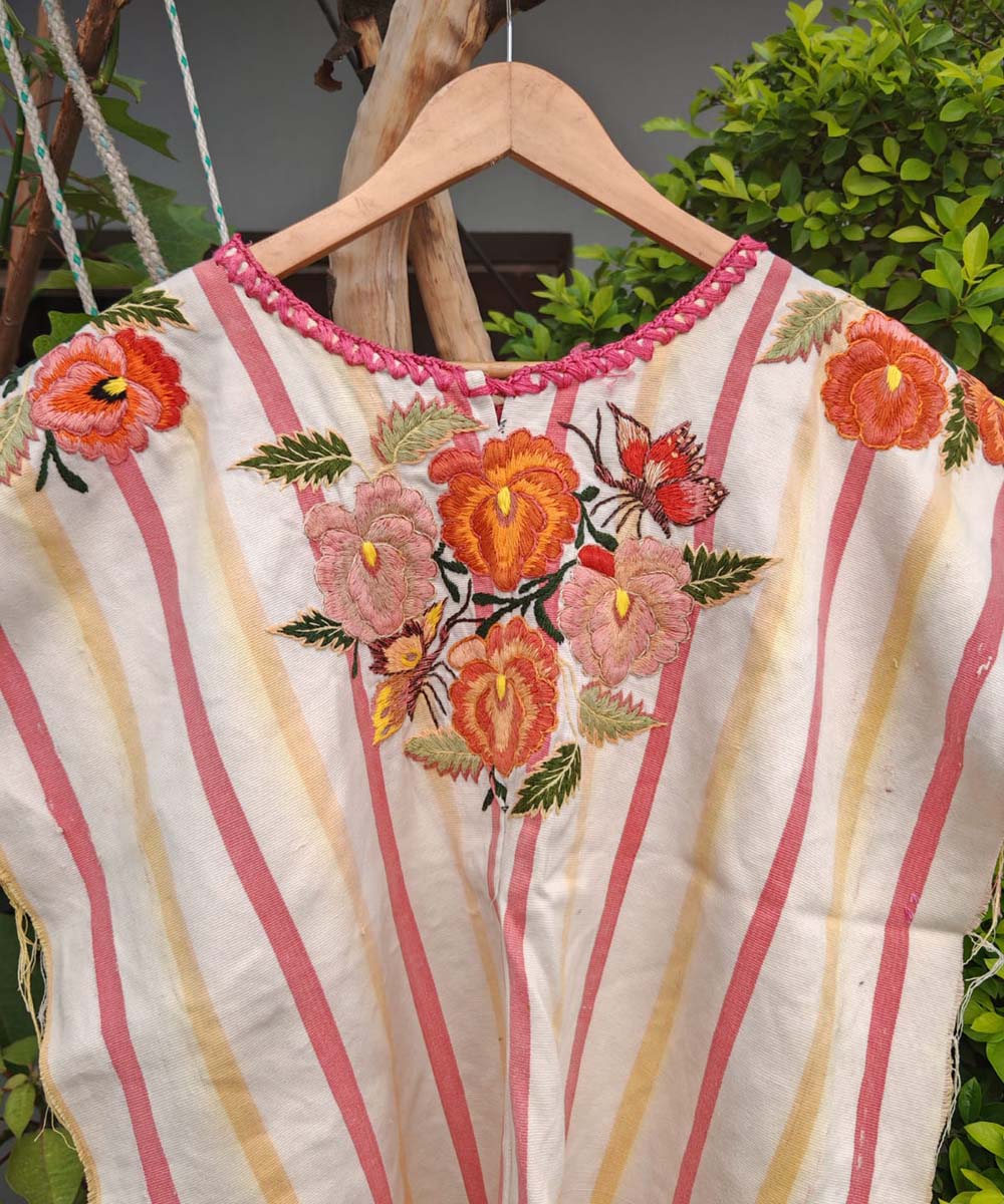 Pink and Primrose Santiago Huipil