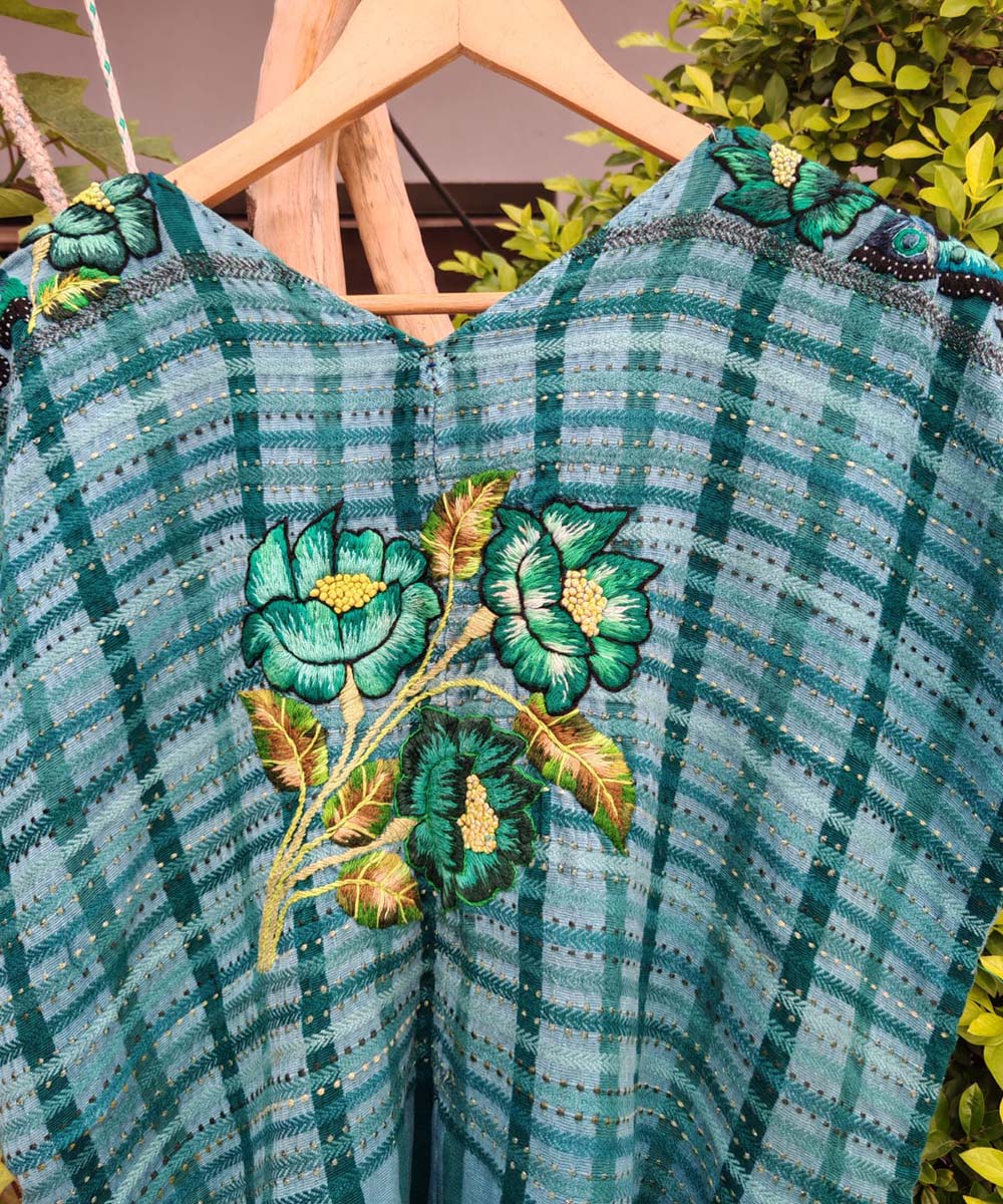 Vintage Guatemalan huipil with handwoven Mayan embroidery