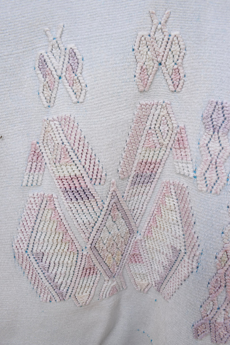 White Chajul huipil