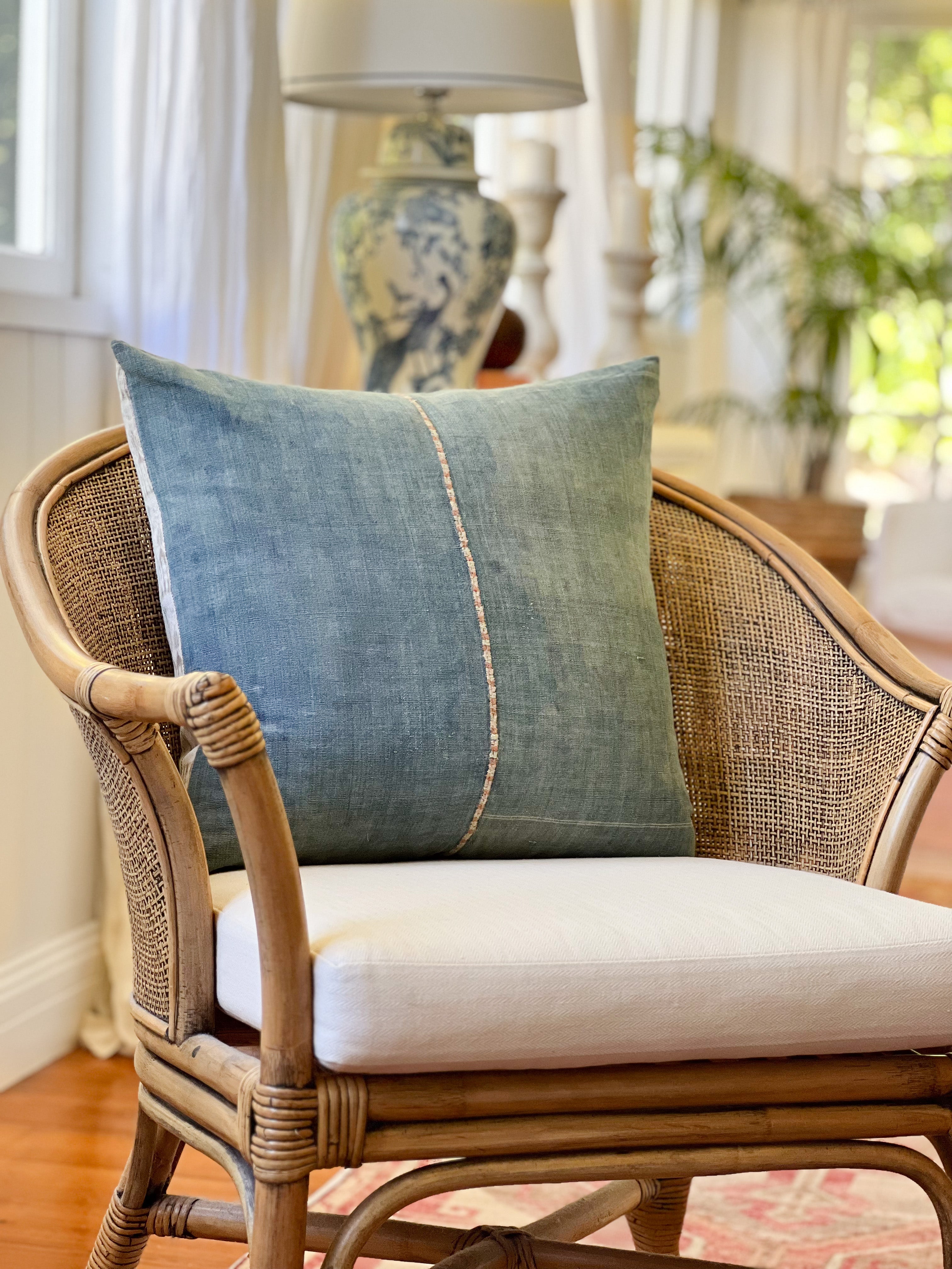 Faded indigo Pillow